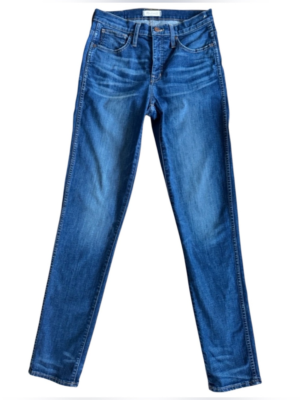 Madewell 10” High Rise Skinny Jeans Women’s 28 Medium Wash Stretchy Denim